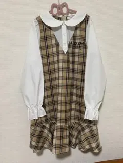 ALGY チェック柄 ワンピース 150