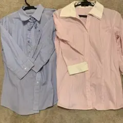 ストライプシャツ　二枚セット