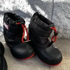 キッズブーツ ブラック/レッド