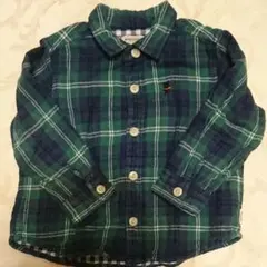 ミキハウス  チェックシャツ 70〜80