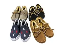 新品 未使用 4足 子供用 シューズ スニーカー ブーツ ボロ ラルフローレン