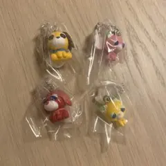 チョコボーお茶犬 ボールチェーン付きマスコット　アール　ムハ　サクラ　ミン