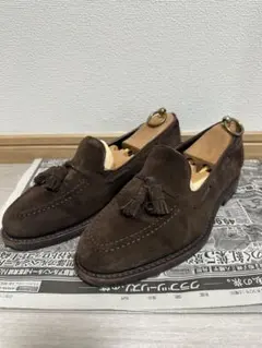 jalan sriwijayaブラウンスエード タッセルローファー　サイズ6