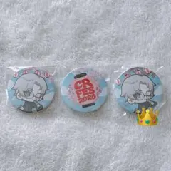 Crazy Raccoon CRフェス 缶バッジ Astell ロゴ
