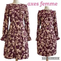 アクシーズファム　ヒダプリーツワンピース