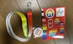 東京レインボープライド2023 シールやジバンシー缶バッチ　ネックストラップなど