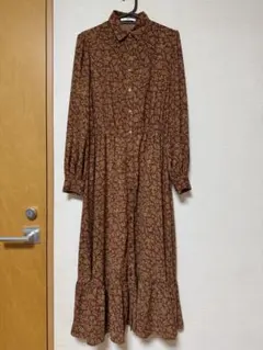 【値下げしました】SLY スライ　花柄 長袖 ワンピース