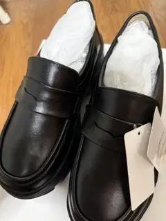 ブラック 厚底 ローファー Mサイズのサムネイル