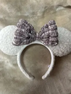 カチューシャ　ミニー　ボア