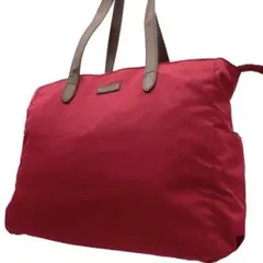 マッキントッシュフィロソフィー　トートバッグ　赤　ハンドバッグ　A4収納可能