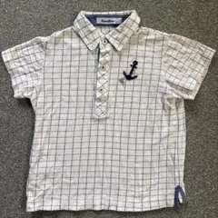 ファミリア 半袖チェックシャツ マリン風 90cm familiar - ファミリア 半袖チェックシャツ マリン風 90cmの通販 by