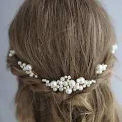 ビジュー ヘッドドレス ボンネ 髪飾り かんざし 結婚式 成人式 卒業式 着物