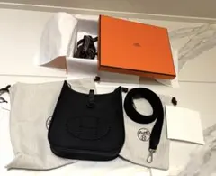 光*姉様 エルメス　インザループ18　w刻印　ノワール　ゴールド金具　トリヨンク 光*姉様 エルメス インザループ18 w刻印 ノワール ゴールド金具