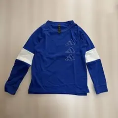 adidas 長袖カットソー 130サイズ 青