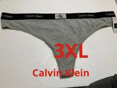 3X-202 カルバンクライ♪ レディース グレーTバック⭐️3XLサイズ