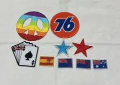 多彩なデザインのワッペンセット