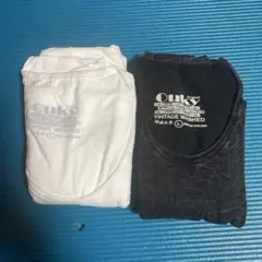 Ouky ヴィンテージウォッシュ Tシャツ 2枚セット Lサイズ（2枚セット）のサムネイル