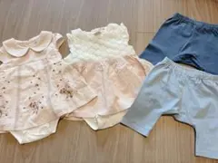 petit main ロンパース ワンピース　ボトムス　セット　80