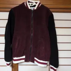 メンズ！ボア ジップアップジャケット Hロゴ