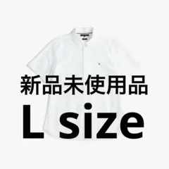 シアサッカー　ホワイト 半袖ボタンダウンシャツ 新品タグ付き