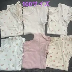 100サイズ半袖肌着まとめ売り6枚セット