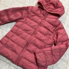 最終値下げ‼️UNIQLOフード付きダウンコート130