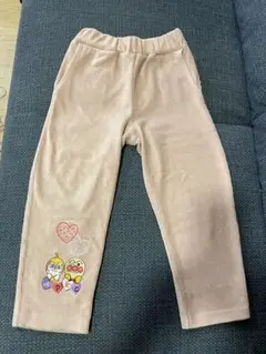 アンパンマンドキンちゃんニットコールパンツ　100cm ピンク
