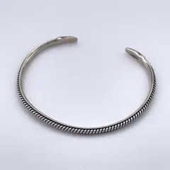 ナバホ族 スターリング シルバー バングル シルバー 925 ナバホ - メルカリ