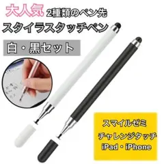 タッチペン iPad スマホ チャレンジタッチ スマイルゼミ NEXT 2本のサムネイル