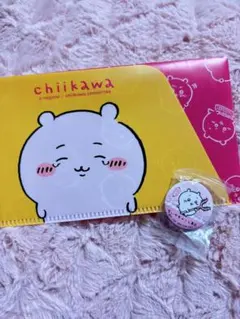 ちいかわ ケース くら寿司 缶バッジ 2点セット