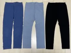 ＊UNIQLO＊キッズ＊レギンス＊３枚セット＊120サイズ＊10分丈