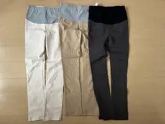 マタニティパンツ 3色セット M