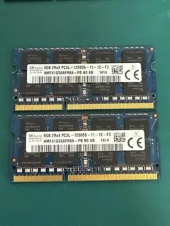 SK hynix DDR4 2666 メモリ 8GB×2枚（計16GB) ノート - メルカリ