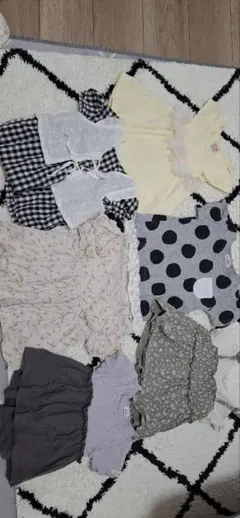 【まとめ売り】女の子90サイズ Tシャツ 6枚セット