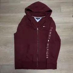 Tommy Hilfiger フルジップパーカー ボルドー XXLのサムネイル