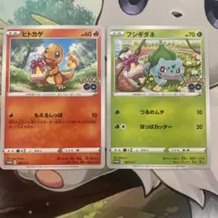 ポケモンカード　ヒトカゲ 、フシギダネプロモカード ポケモンGO