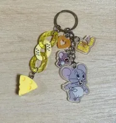 トムとジェリー タフィー　キーホルダー　アクリル