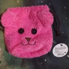 【新品】PostPet 巾着袋 ぬいぐるみ巾着 モモ