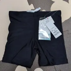 TOPVALU キッズ スクール水着 セミロング丈パンツ 130cm　ゼッケン付