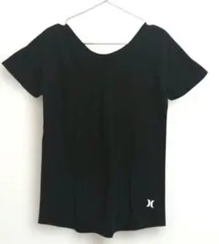 (即購入可)Hurley ブラック Vネック Tシャツ　ALOHA　S　F11のサムネイル