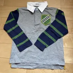 familiar 長袖ポロシャツ グレー/ネイビー/グリーン