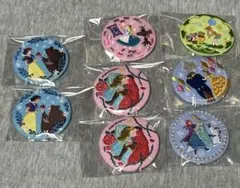 ディズニー刺繍缶バッジ 8個セット売り