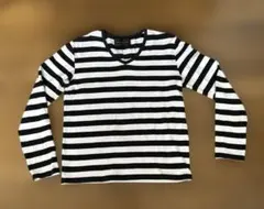 KING JONATHAN ストライプ Vネック Tシャツ M