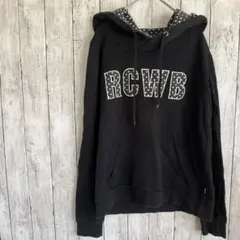 RCWB プルオーバーパーカー　ブラック　Mサイズ　フード　王冠刺繍のサムネイル