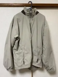 コロンビア　ベージュ　ナイロンジャケット裏地フリースL