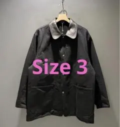 comoli デニム レザー ワークジャケット size3 25AW