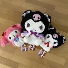 【サンリオ】マイメロディ＆クロミ ぬいぐるみ（3種セット）