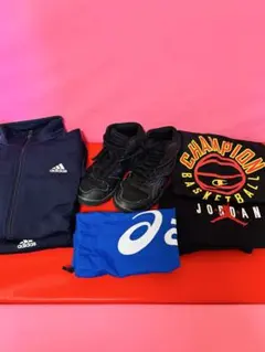 子供用バスケットボール シューズ、ウェアセット売り