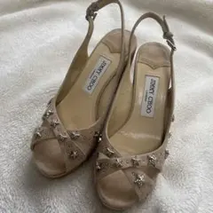 JIMMY CHOO スタースタッズ付きサンダル36