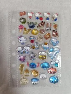 シール帳　おすそわけ　ボンドロ　ジュエルプチドロップ　プチドロップ　光るシール